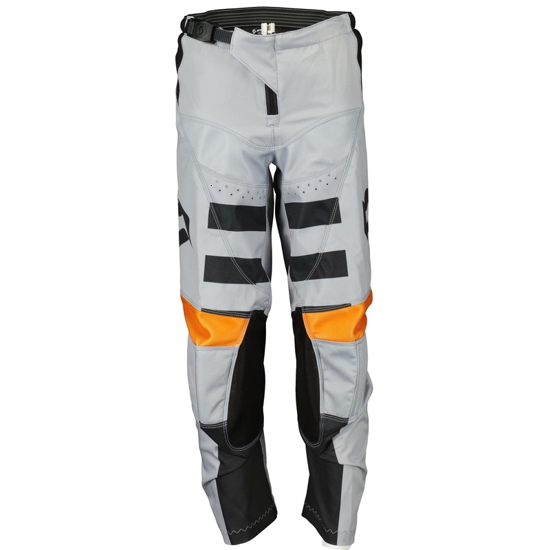 Pantaloni motocross pentru copii Scott EVO RACE negru-portocaliu