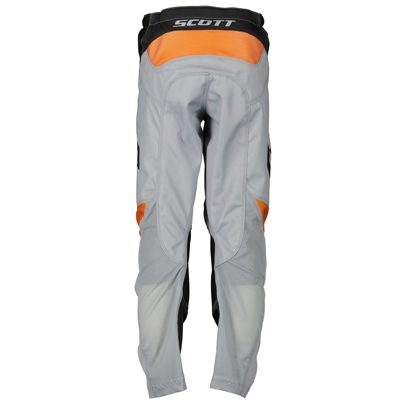 Pantaloni motocross pentru copii Scott EVO RACE negru-portocaliu