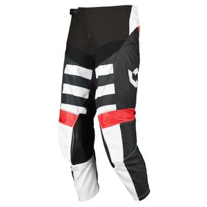 Scott EVO RACE Motocross Pantaloni alb și roșu