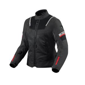 Jacheta de motocicletă Revit Tornado 4 H2O pentru femei, negru-antracit
