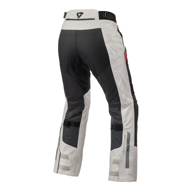 Pantaloni de motocicletă Revit Tornado 4 H2O pentru femei, gri și negru
