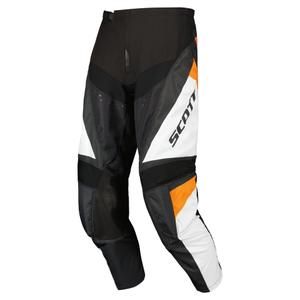 Pantaloni Scott EVO TRACK Motocross negru-portocaliu