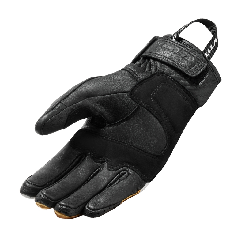 Mănuși de motocicletă Revit Redhill Black and Yellow pentru femei