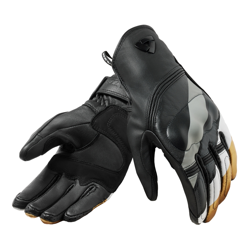 Mănuși de motocicletă Revit Redhill Black and Yellow pentru femei