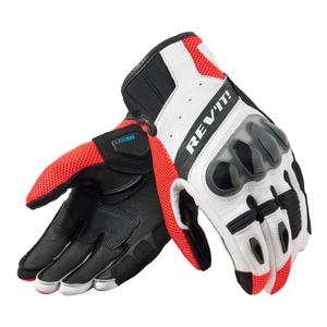 Mănuși pentru motociclete Revit Ritmo negru-fluo roșu