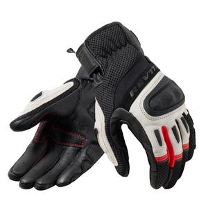Mănuși de motocicletă Revit Dirt 4 negru și roșu