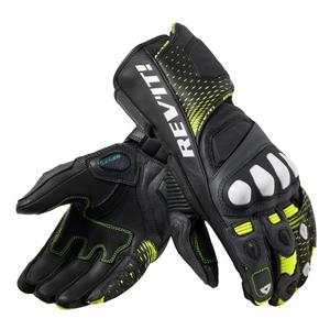 Mănuși de motocicletă Revit Control negru-galben-fluo