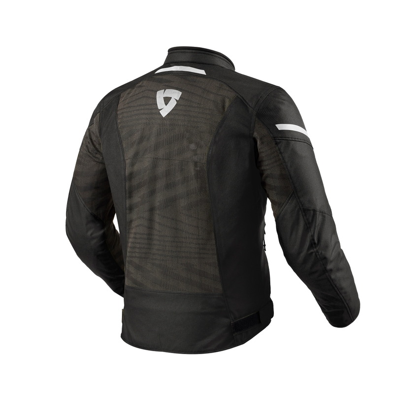 Jachetă de motocicletă Revit Torque 2 H2O alb-negru