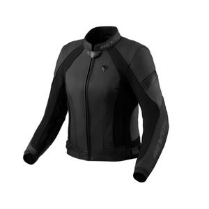 Jachetă din piele Revit Xena 4 negru-antracit pentru femei