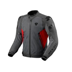 Revit Control Air H2O jachetă pentru motociclete gri și roșu