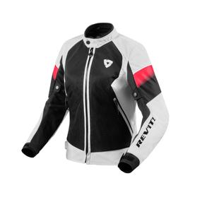 Jacheta pentru motociclete Revit Control Air H2O pentru femei, negru și alb