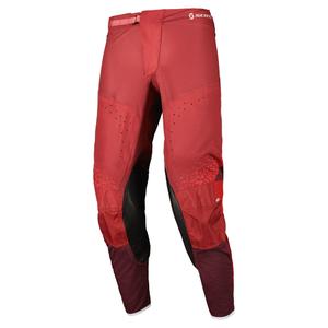 Scott PODIUM PRO Motocross pantaloni roșu-gri roșu