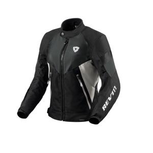 Jachetă pentru motociclete Revit Control H2O Black-Silver pentru femei
