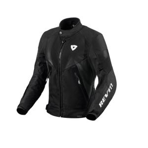 Jacheta pentru motociclete Revit Control H2O pentru femei, negru-antracit
