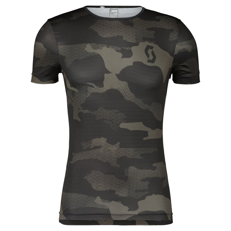 Tricou termic Scott UNDERWEAR CARBON negru-gri