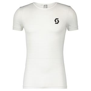 Tricou termic Scott UNDERWEAR CARBON alb-negru