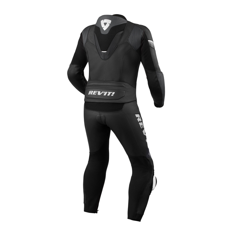 Costum din piele Revit Combi Argon 2 alb-negru