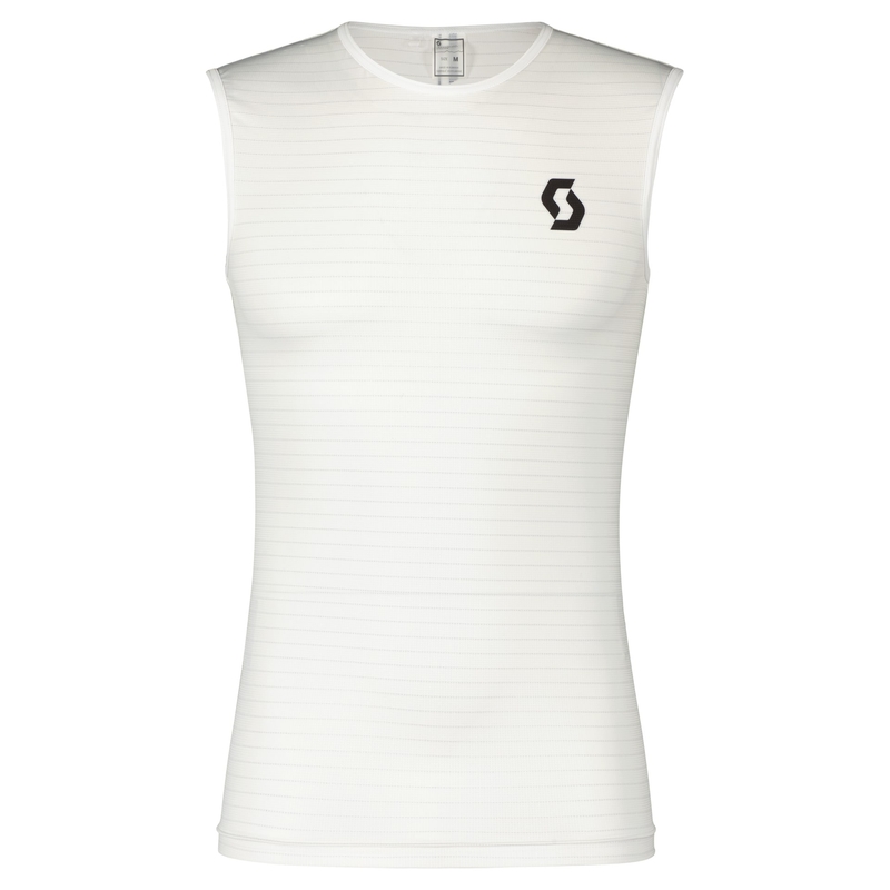 Tank top termic Scott UNDERWEAR CARBON alb-negru