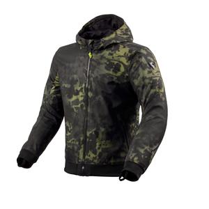 Jachetă Revit Saros WB softshell negru-verde închis