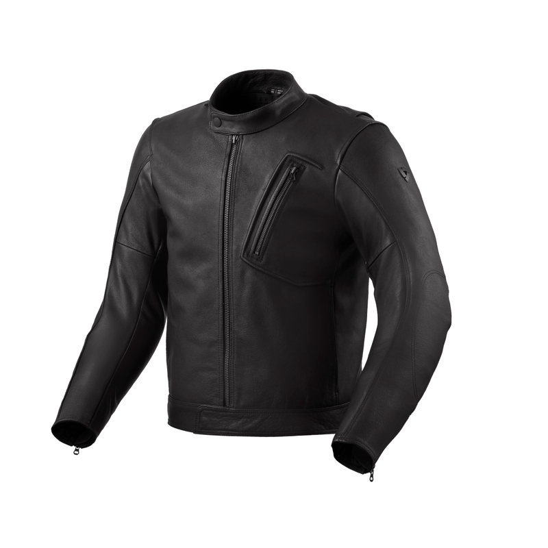 Revit Huxley Geacă de motocicletă din piele neagră Revit Huxley lichidare