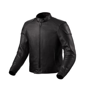 Geaca de piele pentru motociclete Revit Morgan neagra