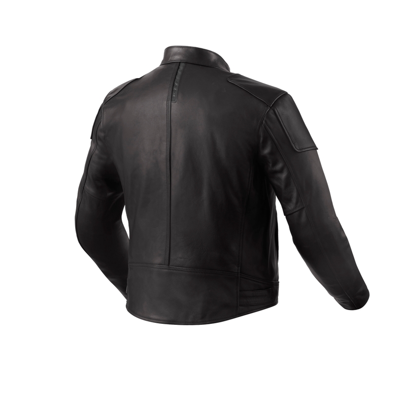 Geaca de piele pentru motociclete Revit Morgan neagra