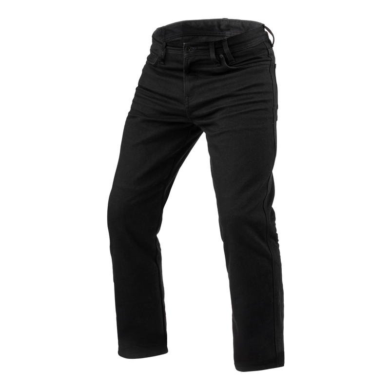 Blugi moto decupați Revit Lombard 3 RF negri