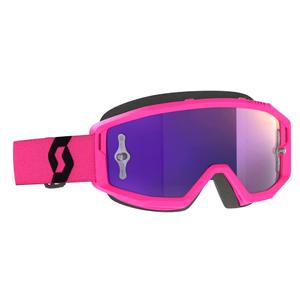 Ochelari de motocros Scott PRIMAL CHROME roz-negru-violet
