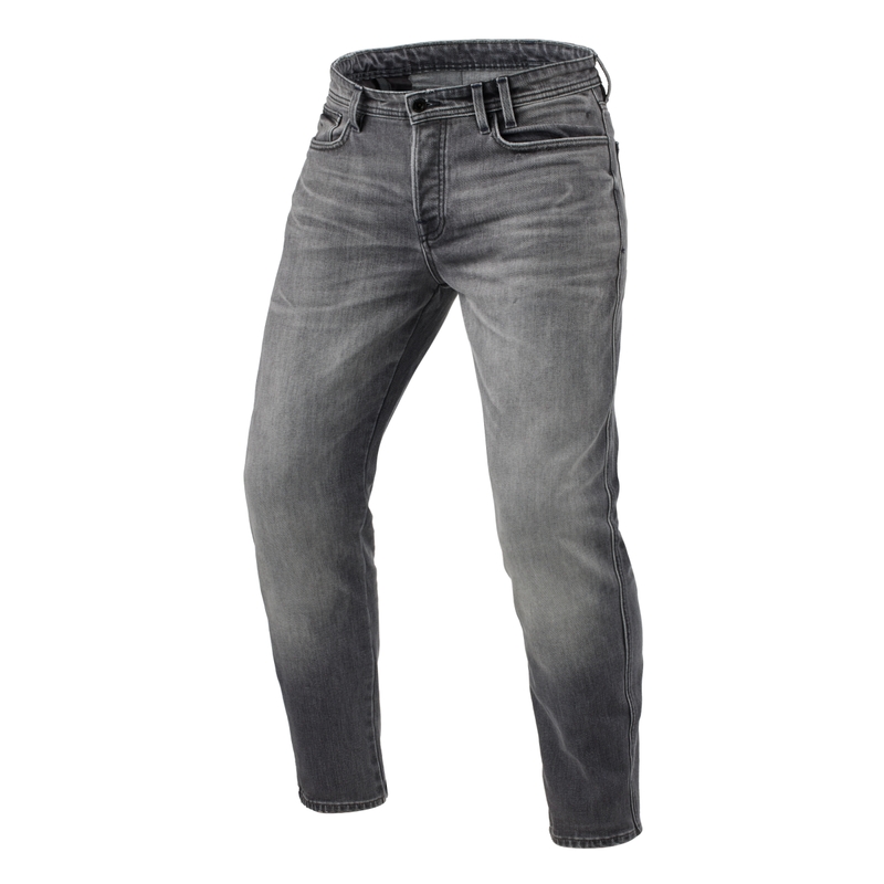 Blugi cropped pentru motociclete Revit Ortes TF Medium Grey