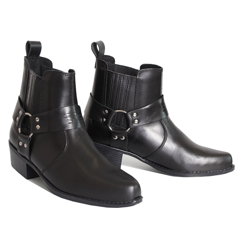 SET: Cizme de cal RSA KW + Curea din piele RSA Classic + Jachetă din piele RSA Crooked