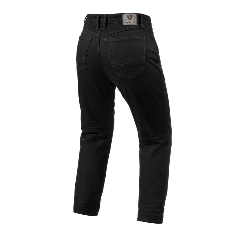 Blugi moto de femei Revit Violet BF Black Cropped pentru femei