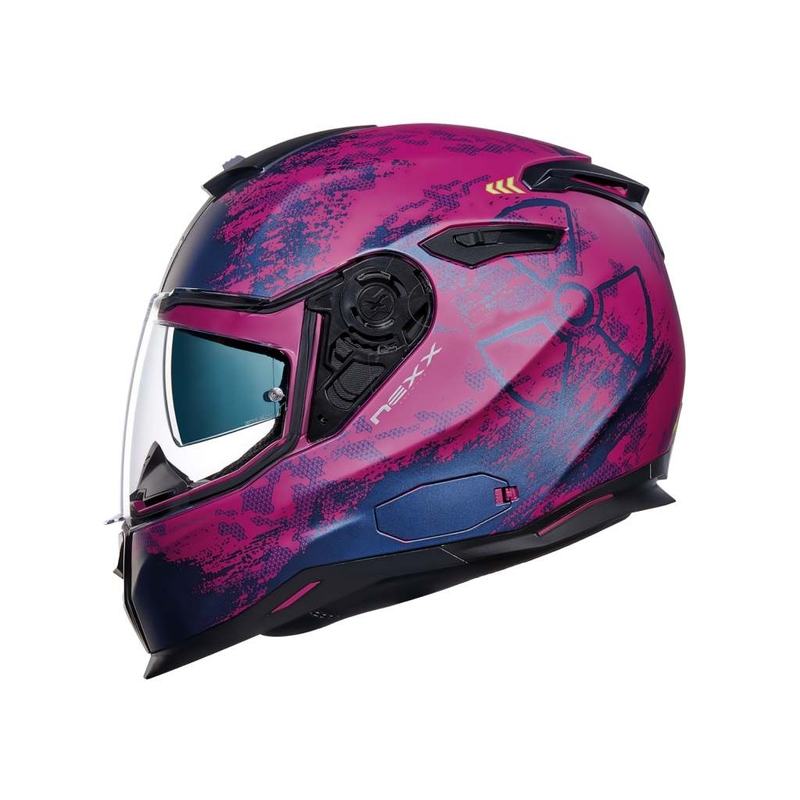 Casca de motocicletă Nexx SX 100 Toxic roz mată lichidare