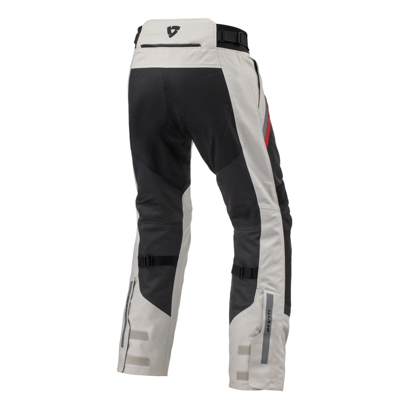 Pantaloni de motocicletă Revit Tornado 4 H2O argintiu-negru
