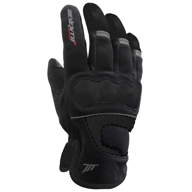 Mănuși de motocicletă pentru femei SEVENTY DEGREES SD-C45 negru