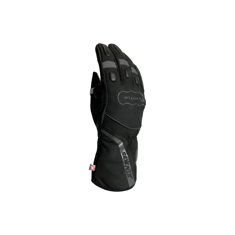 Mănuși pentru motociclete SEVENTY DEGREES SD-T7 negru-gri