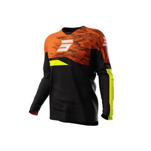 Tricou motocross pentru copii Shot Matrix orange