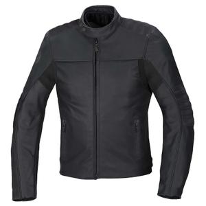 Geacă moto din piele SEVENTY DEGREES SD-JL1 neagră