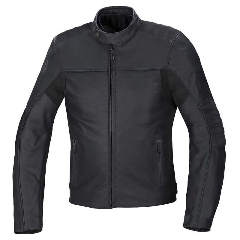 Geacă moto din piele SEVENTY DEGREES SD-JL1 neagră