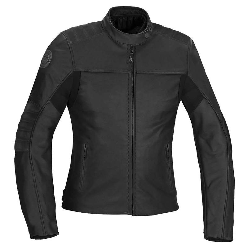 Jachetă de motocicletă din piele pentru femei SEVENTY DEGREES SD-JL3 negru