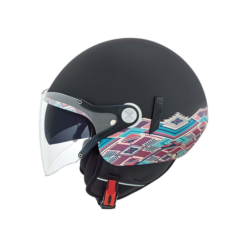 Cască de protecție deschisă pentru Moto Nexx SX 60 Vision Iris Black Matte Vânzare lichidare