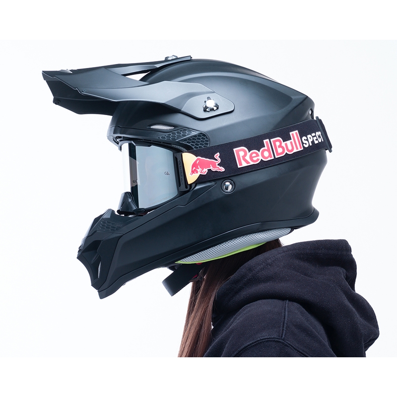 Ochelari de motocros Red Bull Spect STRIVE S negru cu sticlă fumurie
