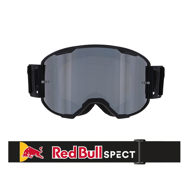 Ochelari de motocros Red Bull Spect STRIVE S negru cu sticlă fumurie