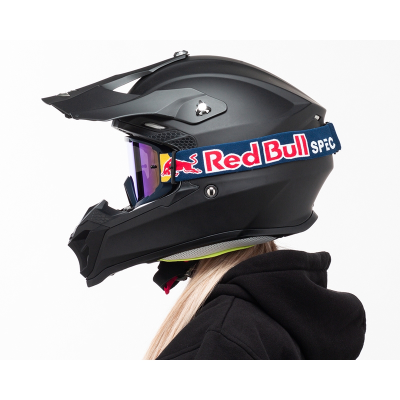Ochelari de motocros Red Bull Spect WHIP albastru închis cu lentile albastre