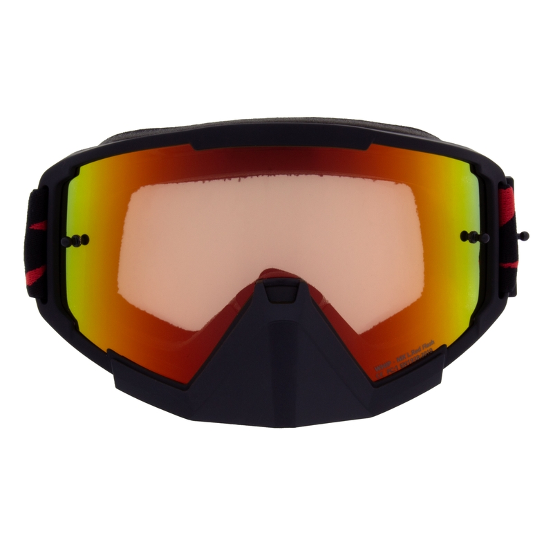 Ochelari de motocros Red Bull Spect WHIP negru cu lentile roșu-galben