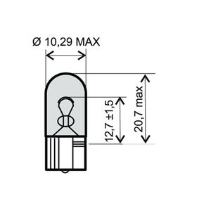 Lamp RMS 246510281 12V 5W T10
