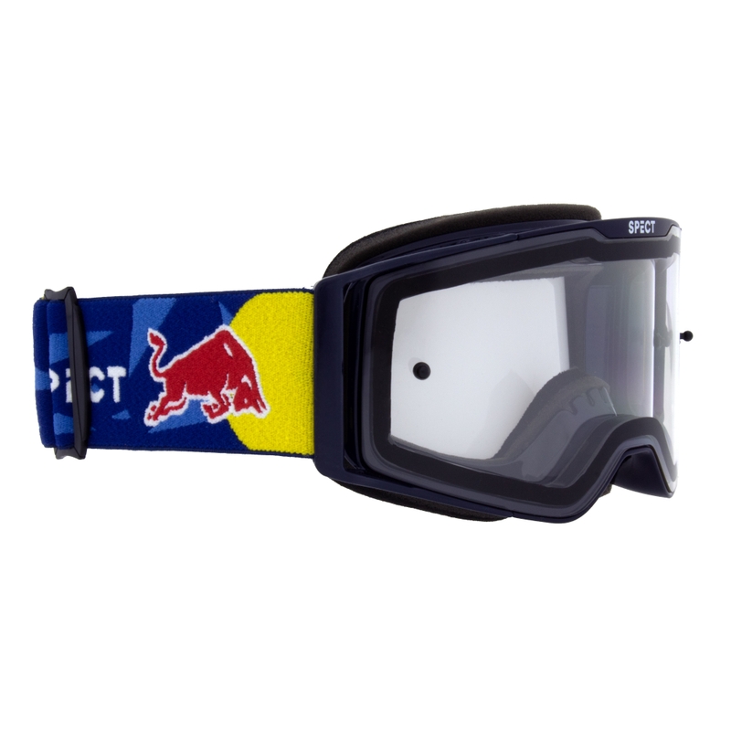 Ochelari de motocros Red Bull Spect TORP albastru cu lentile transparente