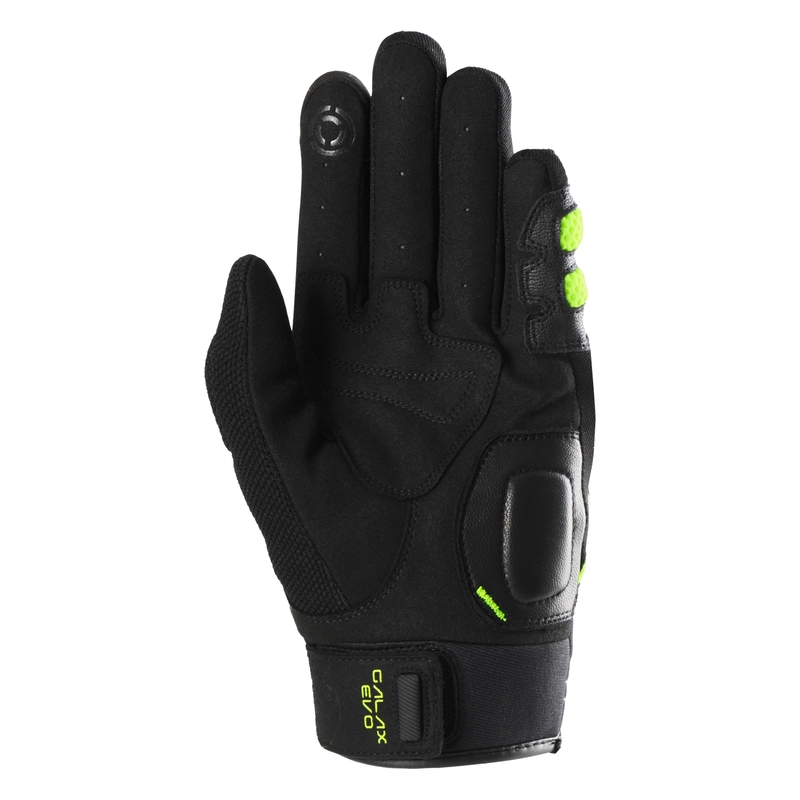 Mănuși de motocicletă Furygan Galax EVO negru-galben-fluo