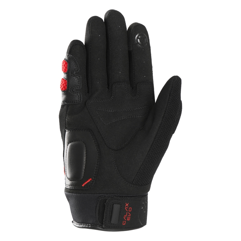 Mănuși de motocicletă Furygan Galax EVO negru și roșu
