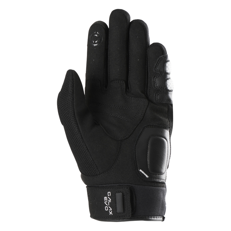 Mănuși de motocicletă Furygan Galax EVO negru și alb