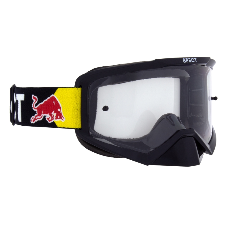 Ochelari de motocros Red Bull Spect EVAN negru cu lentile transparente